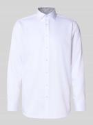 Regular fit zakelijk overhemd met knoopsluiting