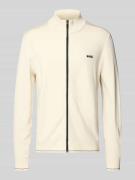 Regular fit sweatjack van viscosemix, model 'KN_LEAGUE FZ'