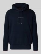 Regular fit hoodie van katoenmix