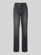 Straight fit jeans met steekzakken, model 'CAROLA THERMO'