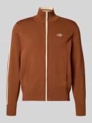 Gebreid jack met ritssluiting