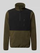 Sweatshirt met opstaande kraag, model 'MARIO'