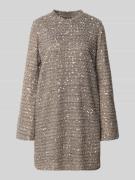 Knielange jurk met pailletten