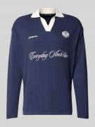 Poloshirt met stitchings, model 'Yemo'