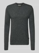 Gebreide pullover met ribboorden, model 'BRANKO'