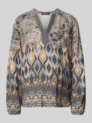 Relaxed fit tuniekblouse van pure viscose, model 'September'