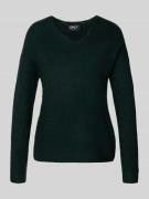 Regular fit gebreide pullover met V-hals, model 'CAMILLA'