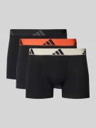 Slim fit boxershort met logostitching in een set van 3 stuks, model 'A...