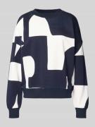Regular fit sweatshirt van puur katoen