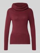 Slim fit shirt met lange mouwen van viscosemix, model 'Dollie'