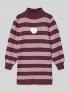 Loose fit gebreide jurk van katoenmix