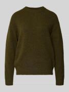 Relaxed fit gebreide pullover met wol, model 'Novala'