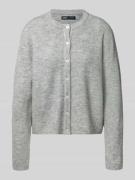 Loose fit gebreid jack met knoopsluiting, model 'SIMONI'