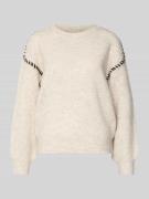Gebreide pullover met ronde hals, model 'Kinlock'