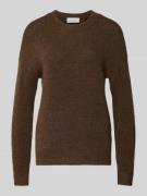 Gebreide pullover met ronde hals, model 'Festina Hope'