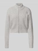 Cardigan met tweewegsritssluiting, model 'JEANNE'