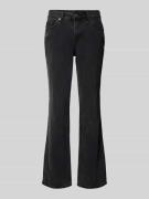 Straight fit high waist jeans met studs, model 'FILIPPA'