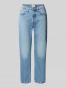 Straight fit jeans met steekzakken, model '501 CROP'