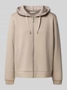 Regular fit sweatjack met viscose