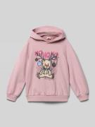 Regular fit hoodie van katoenmix