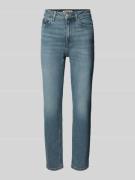 Straight fit jeans van katoenmix, model 'EMILY'