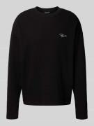 Shirt met lange mouwen en logostitching
