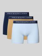 Boxershort met elastische logoband in een set van 3 stuks