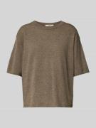 Gebreid shirt van kasjmiermix, model 'Ines'