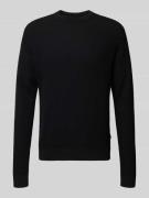 Gebreide pullover met ronde hals, model 'REAGAN'