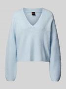 Oversized pullover met wol, model 'FITI'