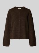 Regular fit gebreid jack van wolmix, model 'LULU'