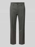 Tapered chino met viscose, model 'CHINO-TAPERED'