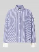 Regular fit overhemdblouse van puur katoen