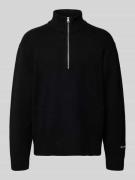 Gebreide pullover met ribboorden, model 'NORREBRO''