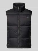 Bodywarmer met opstaande kraag en labelstitching, model 'LANDIN'