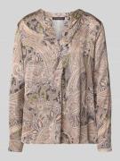 Blouseshirt met V-hals