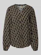 Regular fit blouse van viscose, model 'VARLA'