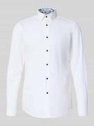 Slim fit zakelijk overhemd van katoenmix, model 'HANK'