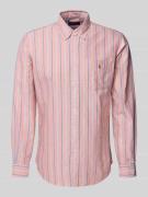 Custom fit vrijetijdsoverhemd met button-downkraag