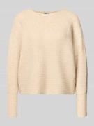 Regular fit gebreide pullover met vleermuismouwen, model 'DANIELLA'