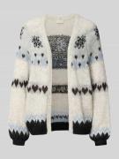 Loose fit cardigan met alpaca