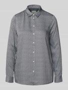 Regular fit blouse van viscose in all-over look