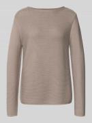 Regular fit gebreide pullover van zuiver katoen