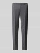 Slim fit pantalon van wolmix, model 'HESTEN'