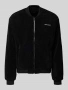 Bomberjack van teddybont met labelstitching