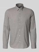 Shaped fit vrijetijdsoverhemd van puur katoen