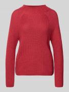 Regular fit pullover in gebreide look, model 'Basic'