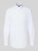 Regular fit zakelijk overhemd van puur katoen