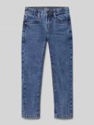 Slim fit jeans van zachte katoenmix