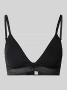 Bralette met elastische band met logo